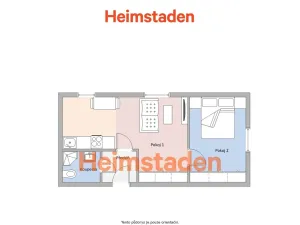Pronájem bytu 2+kk, Havířov - Šumbark, U Nádraží, 38 m2