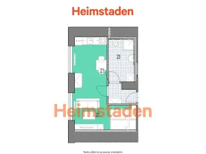 Pronájem bytu 1+kk, Havířov - Prostřední Suchá, Hornická, 30 m2