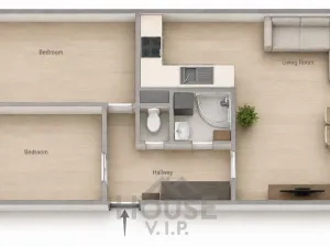 Prodej bytu 3+kk, Praha, 56 m2