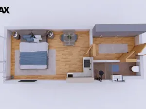 Pronájem bytu 1+kk, Praha - Chodov, Blažimská, 25 m2