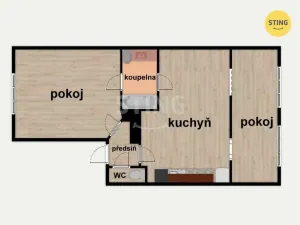 Pronájem bytu 2+kk, Opava, Englišova, 58 m2