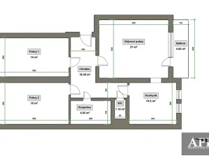 Prodej bytu 3+1, Uherský Brod, Neradice, 80 m2