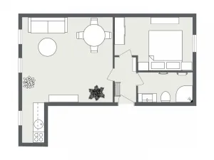 Pronájem bytu 2+kk, Ostrava - Moravská Ostrava, Jílová, 44 m2