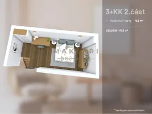 Prodej atypického bytu, Roudnice nad Labem, Okružní, 56 m2
