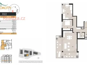 Prodej bytu 3+kk, Tábor - Klokoty, Jaroslava Vacka, 128 m2