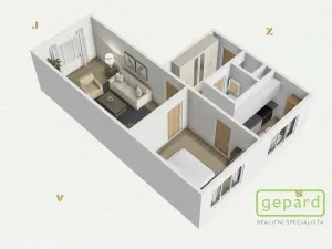 Prodej bytu 2+1, Karlovy Vary, Krymská, 55 m2