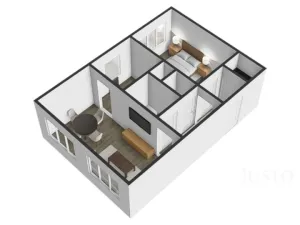 Prodej bytu 2+1, Praha - Kobylisy, Šimůnkova, 46 m2