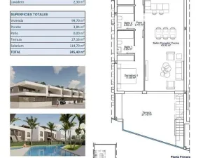 Prodej rodinného domu, Pilar de La Horadada, Alicante, Španělsko, 99 m2