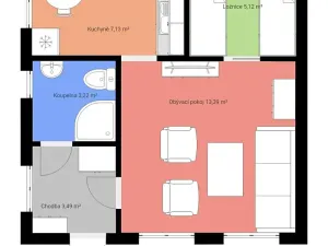 Prodej chaty, Horní Planá, Jenišov, 33 m2