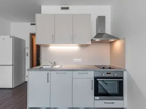 Pronájem bytu 1+kk, Praha - Vysočany, Bassova, 28 m2