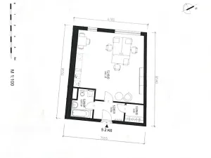 Prodej bytu 2+kk, Praha - Libeň, Březenská, 49 m2