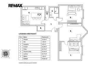Pronájem bytu 4+kk, Praha - Smíchov, Pod tratí, 111 m2