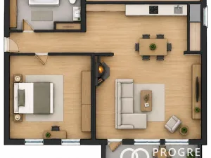Pronájem bytu 2+1, Rožnov pod Radhoštěm, 49 m2