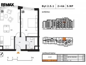 Prodej bytu 2+kk, Praha - Hlubočepy, Devonská, 59 m2