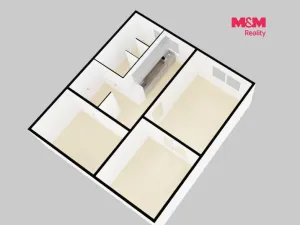 Prodej bytu 3+1, Klášterec nad Ohří, Školní, 66 m2