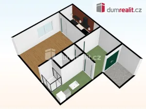 Pronájem bytu 1+kk, Praha - Nusle, V zálomu, 36 m2