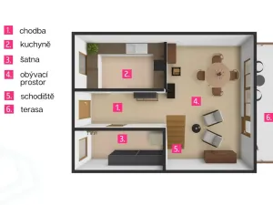 Prodej chaty, Vranov nad Dyjí, 43 m2