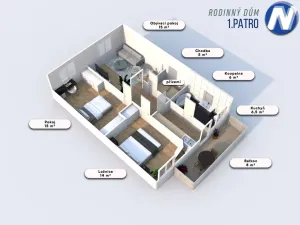 Prodej rodinného domu, Nebahovy - Jelemek, 139 m2