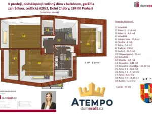 Prodej rodinného domu, Praha - Dolní Chabry, Ledčická, 224 m2
