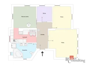 Prodej bytu 3+1, Mariánské Lázně, Tyršova, 92 m2