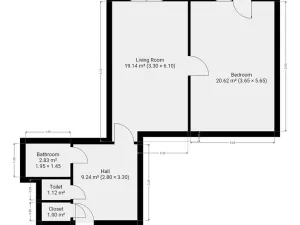Pronájem bytu 2+kk, Praha - Libeň, Pivovarnická, 54 m2