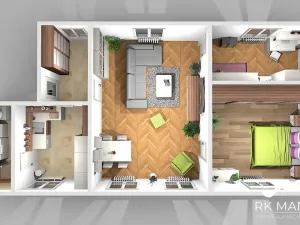 Pronájem bytu 3+1, Praha - Bohnice, Bohnická, 75 m2
