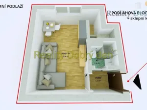Prodej bytu 1+kk, Dolní Benešov, Osada míru, 21 m2