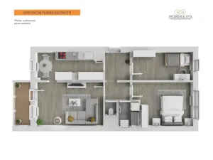 Prodej bytu 3+1, Praha - Chodov, Benkova, 69 m2