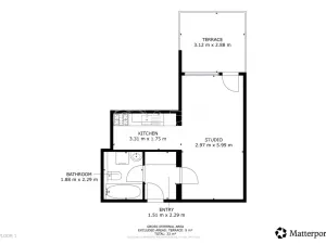 Prodej bytu 1+kk, Beroun - Beroun-Město, U Židovského hřbitova, 39 m2