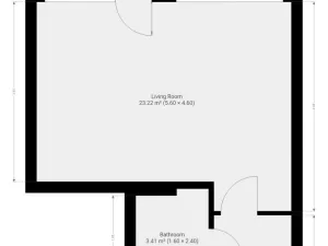 Pronájem bytu 1+kk, Praha - Kyje, Farkašova, 32 m2