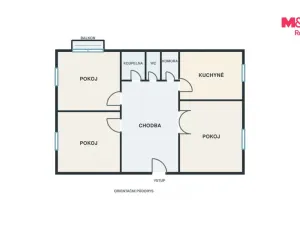 Prodej bytu 3+1, Zlín, Sokolská, 79 m2