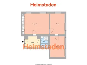 Pronájem bytu 3+kk, Ostrava - Poruba, Urxova, 66 m2