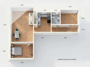 Pronájem bytu 2+1, Opava, Pekařská, 74 m2