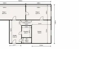 Pronájem bytu 2+1, Kyjov, Sídliště Za Stadionem, 60 m2