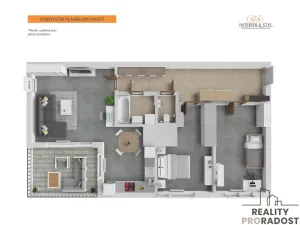 Prodej bytu 3+kk, Praha, Nad přehradou, 80 m2