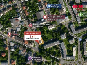 Prodej bytu 3+1, Krnov - Pod Bezručovým vrchem, Maxima Gorkého, 64 m2