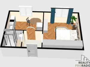 Pronájem bytu 1+1, Blansko, 9. května, 28 m2
