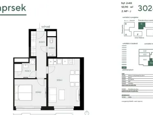 Prodej bytu 2+kk, Praha - Stodůlky, Hábova, 54 m2
