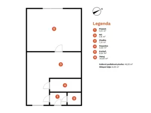 Prodej bytu 1+1, Prostějov, Určická, 42 m2