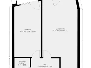 Pronájem bytu 2+kk, Praha - Smíchov, Jeřabinová, 53 m2