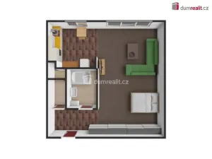 Pronájem bytu 1+1, Neratovice, Kojetická, 34 m2