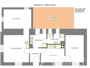 Prodej rodinného domu, Žihobce, 69 m2