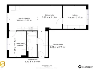 Prodej bytu 3+kk, Zlín - Malenovice, Pionýrů, 53 m2