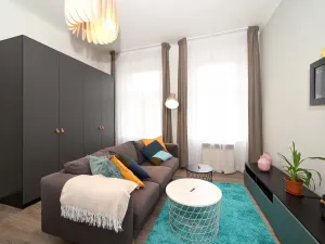 Pronájem bytu 1+1, Praha - Vršovice, Moskevská, 36 m2
