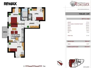 Pronájem bytu 3+1, Praha - Libeň, Nad Rokoskou, 101 m2
