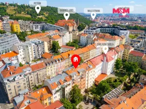 Prodej bytu 3+kk, Praha - Smíchov, Grafická, 68 m2