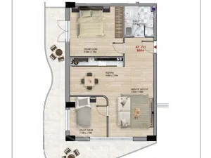 Prodej bytu 3+kk, Golem, kraj Tirana, Albánie, 111 m2