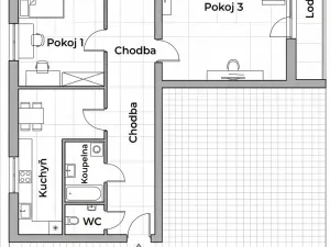 Prodej bytu 3+1, Ostrava - Poruba, Karla Pokorného, 60 m2