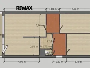 Prodej bytu 3+kk, Mělník, Bezručova, 72 m2