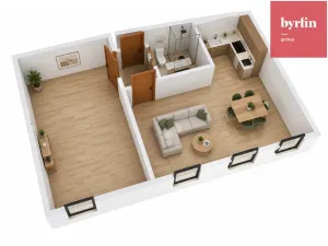 Pronájem bytu 2+kk, Opava, Lužická, 38 m2